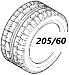205/60 ...